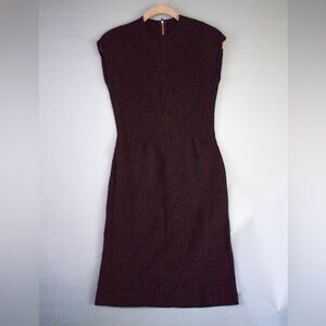 Black wool vintage LBD